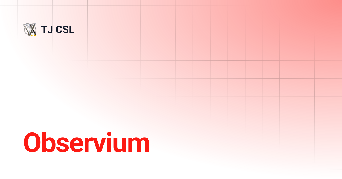 Observium tj csl